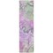 Homeroots 8' Runner Purple Abstract Washable Non Skid Indoor Outdoor Runner Rug 559187 - alternate 9