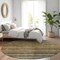 Homeroots 8' Brown And Gray Round Striped Washable Indoor Outdoor Area Rug 615832 - alternate 7