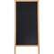 M&T Displays Rustic Wood 23.6x47.25 Inch Double Sided Chalkboard A-Frame UWOD006012X2000 - alternate 7