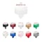 Smarty Had A Party 54 x 108 Clear Rectangular Disposable Plastic Tablecloths 96 Tablecloths, 96PK 813270-CL-CASE - alternate 8