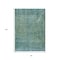 Homeroots 8' X 10' Teal Blue And Ivory Abstract Washable Indoor Outdoor Area Rug 631104 - alternate 8
