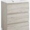 Homeroots 24" Natural Wood Freestanding Bathroom Vanity With White Sink And Two Drawers 627441 - alternate 3