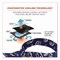 Ergodyne Chill-Its 6700 Cooling Bandana Polymer Tie Headband, One Size Fits Most, Navy Western 12306 - alternate 12