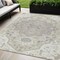 Homeroots 8' X 10' Ivory Beige And Gray Oriental Washable Indoor Outdoor Area Rug 596635 - alternate 1