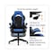 Emerge Vortex Bonded Leather Gaming Chair, Supports Up to 301 lbs, Blue/Black, Black Base 58293-CC - alternate 8