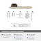 Amerock St. Vincent Golden Champagne Contemporary Single Post Toilet Paper Holder BH36041BBZ - alternate 4