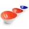 Gibson Home Crenshaw 4 Piece Hand Painted Stoneware 3-Tier Serving Bowl Set with Metal Rack 127291.04 - alternate 8
