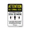 Signmission Public Safety, Bus Terminal Users Practice Social Distancing, 14in X 10in, OS-NS-A-1014-25380 OS-NS-A-1014-25380 - alternate 1