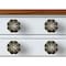Homeroots Set of Six Black And Gold Scalloped Knob Iron Drawer Pull Knobs, 6PK 635797 - alternate 4