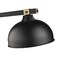 Z-Lite Bronte 3 Light Billiard, Matte Black and Rubbed Brass, Matte Black 1955-3MB-RB-D13MB - alternate 6