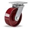 Hamilton Plate Caster, Swivel, Cast Iron, 6 in., 1400 lb, B S-WH-6MB - alternate 1