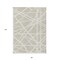 Homeroots 8' X 10' Beige And Ivory Geometric Washable Indoor Outdoor Area Rug 600417 - alternate 7