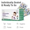 Wecare Kids Disposable Face Mask, 3, Butterfly Print, Kids, 50 PK WMN100075 - alternate 10