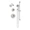 Symmons Braston HydroMersion Double Handle Shower Trim Kit with Hand Spray 5895STN15TRM - alternate 1