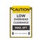 C-Line Products 9" x 12" Yellow and Black Safety Striped Welded Shop Ticket Holders, 25/BX 44101 - alternate 7