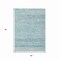 Homeroots 5' X 8' Teal Blue And Ivory Trellis Washable Indoor Outdoor Area Rug 616497 - alternate 9