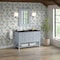 James Martin Vanities Breckenridge 48" Single Vanity, Serenity Blue, w/ 3 CM Phantome Eclos Top 330-V48-SRB-3PHT - alternate 9