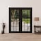 Vdomdoors Front Exterior Prehung Metal-Plastic Double Doors Clear Glass / MANUX 8355 Matte Black / Office Com MANUX8355DEXD-BLK-W72xH80-RH-I - alternate 3
