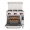 Koolmore 36 In. Commercial Electric Range with 6 Burners and 1 Standard Electric Oven - 208V 3 Phase KM-CR36-E - alternate 6