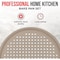 Emporio Kitchen Non-Stick Pizza Pan, 13in Carbon Steel, Perforated, White Marble Coating, Oven Safe EKPIZP1XWH - alternate 7