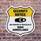 Signmission Security Notice Shield Sign This Propert, 6 Inch X 6 Inch, Plastic Sign SHI-P-6-461 - alternate 5