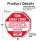 Signmission Tow Away Zone Unauthorized Vehicles, 6 inch X 6 inch, Vinyl Decal, 2PK OC-D-2PACK-6-321 - alternate 4
