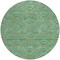 Homeroots 8' Sage Fern Green And Peach Round Geometric Washable Indoor Outdoor Area Rug 615232 - alternate 7