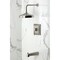 Kingston Brass Single-Handle Pressure Balanced Tub and Shower Faucet, Brushed Nickel KB6148DL - alternate 4