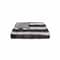 Homeroots 50" X 70" Gray and White Faux Fur Striped Plush Throw Blanket 354557 - alternate 1