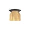 Holland Bar Stool Co 30" Stationary Bar Stool, Black Wrinkle, Nat Oak Seat 40030BWNatOak - alternate 8