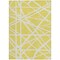 Homeroots 9' X 12' Yellow And Linen Geometric Washable Indoor Outdoor Area Rug 600502 - alternate 8