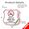 Signmission No Smoking Shield Sign This Is A Smoke F, 6 inch X 6 inch, Vinyl Decal, 2PK SHI-D-2PACK-6-401 - alternate 5