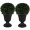 Pure Garden Outdoor Planter 2-Pack 16x18 in Urn Planters Plastic Plant Pots for Indoor or OutdoorFlower Pots 50-LG1431 - alternate 9