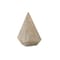 Homeroots 4" Natural Solid Wood Pyramid Decorative Sculpture 635609 - alternate 3