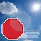 Signmission Blank Sign Red Background, 6 Inch X 6 Inch, Plastic Sign OC-P-6-28 - alternate 6