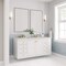 James Martin Vanities Chicago 60" Double Vanity, Glossy White, w/ 3 CM Siberian Silestone Top 503-V60D-GW-3SFR - alternate 9
