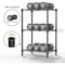Factory 2U Wire Shelving Unit, 12inD x 18inW x 26inH, 3 Shelves, Light Duty 133 lbs Per Shelf, Grey 803961 - alternate 6