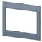 Siemens cover frame for door cutout 104.6 x 75.8 mm WxH, accessory for: motor 3VA9257-0SB30 - alternate 1