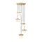 Z-Lite Renaud Modern Gold 5 Light Chandelier 827P6-5R-MGLD-LED - alternate 7