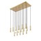 Z-Lite Stari 17-Light Linear Chandelier, 18 in W, Modern Gold 1956P-17L-MGLD - alternate 8
