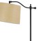 Homeroots 63" Bronze Metal Adjustable Floor Lamp With Tan Paper Square Shade 526248 - alternate 4