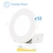 Infibrite 4 In Slim Recessed LED with Night Light 5CCT Selectable White 9 Watt 750LM Triac Dimmable, 12PK IB-001-28-9W-WH-12PK - alternate 1