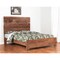 Homeroots Chestnut Live Edge Solid Wood Queen Bed Frame 521072 - alternate 1
