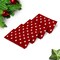 Homeroots Set of Four Green and Red 100% Cotton 21" X 12" Washcloth Set, 4PK 571904 - alternate 1