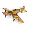 Homeroots 6" Yellow and Brown Metal Hand Painted 1941's P-40 Fighter Model Airplane 489449 - alternate 7