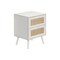 Monarch Specialties Accent Table, Side Table, Bedroom, Living Room, Nightstand, Storage Drawer, White, Contemporary I 3619 - alternate 1