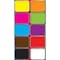 Ashley Productions Non-Magnetic Mini Whiteboard Erasers, Assorted Colors, 10PK 78003 - alternate 1