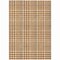 Homeroots 5' X 8' Brown Beige And Beige Plaid Washable Indoor Outdoor Area Rug 601501 - alternate 9