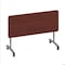 Correll Rectangle Premium Sit To Stand HPL Flip Top Table, 72 in W, 28 in to 38 in H, Particleboard Top FTS2472-21-14-21 - alternate 8