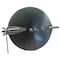 Mitchell Metal 6" Round HVAC Duct Damper, 30 Gauge Galvanized Steel Airflow Control Plate MM-9156 - alternate 1
